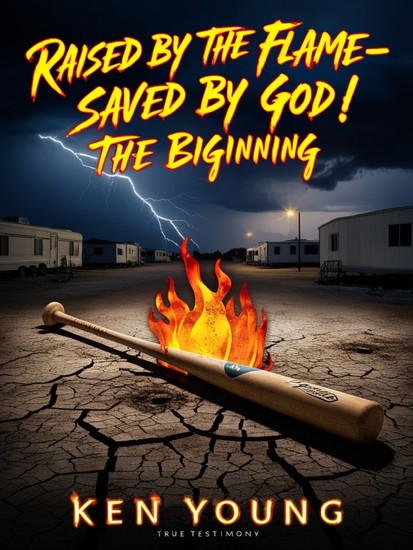 Raised by the Flame Saved by God! - Surviving the Shadows Violence of the Devil - cover