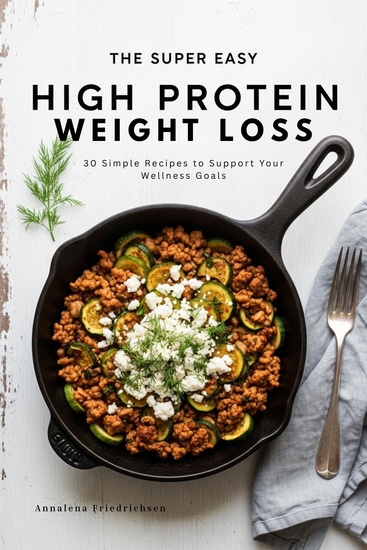 The Super Easy High Protein Weight Loss Cookbook - 30 Simple Recipes to Support Your Wellness Goals - cover