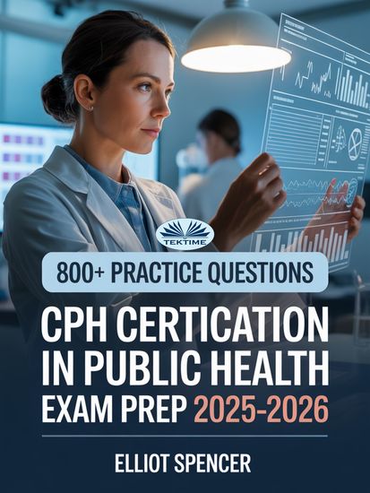 CPH Certification In Public Health Exam Prep 2025-2026 - Study Guide With 800+ Practice Questions Detailed Answer Explanations & Expert Test-Taking Strategy - cover