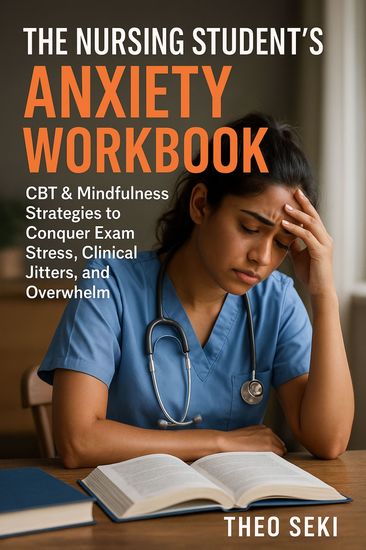 The Nursing Student's Anxiety Workbook - CBT & Mindfulness Strategies to Conquer Exam Stress Clinical Jitters and Overwhelm - cover