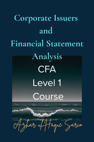 Corporate Issuers and Financial Statement Analysis - CFA Level 1 Course - cover