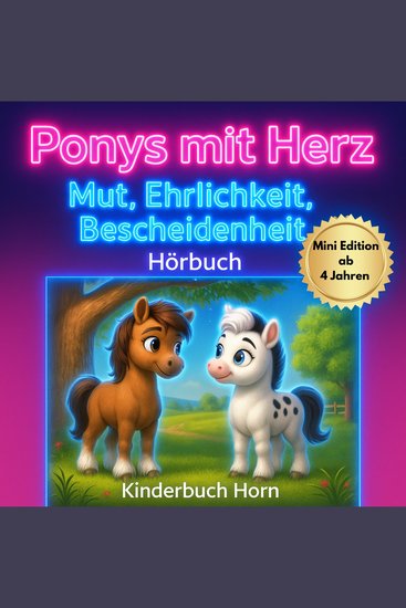 Ponys mit Herz: Geschichten über Mut Ehrlichkeit und Bescheidenheit - Mini Edition - „Besonders geeignet für Kita-Kinder“ - cover