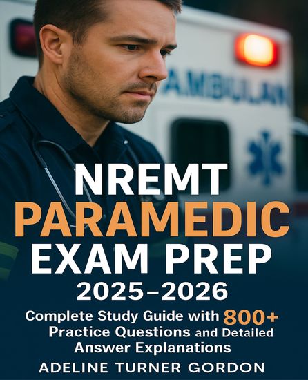 NREMT Paramedic Exam Prep 2025-2026 - Complete Study Guide with 800+ Practice Questions and Detailed Answer Explanations - cover