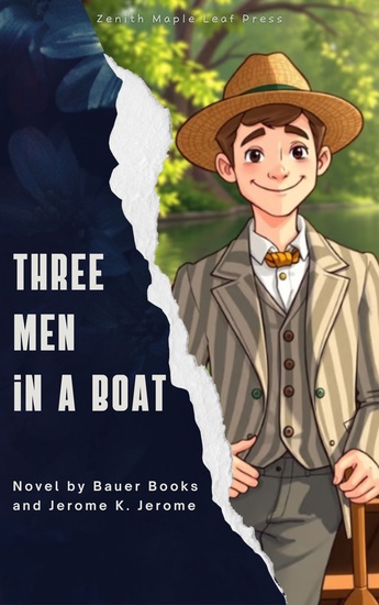 Three Men in a Boat - A Hilarious British Comedy of Friendship Travel and Mishap - cover