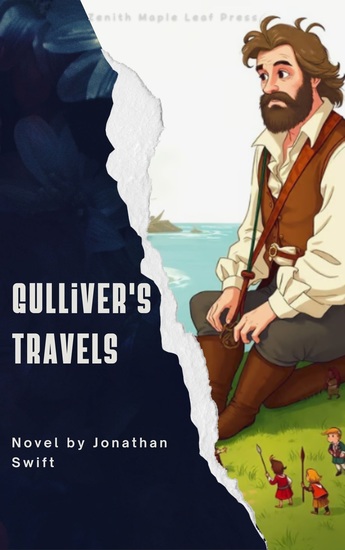 Gulliver's Travels - A Satirical Voyage Through Strange Lands and Human Folly - cover
