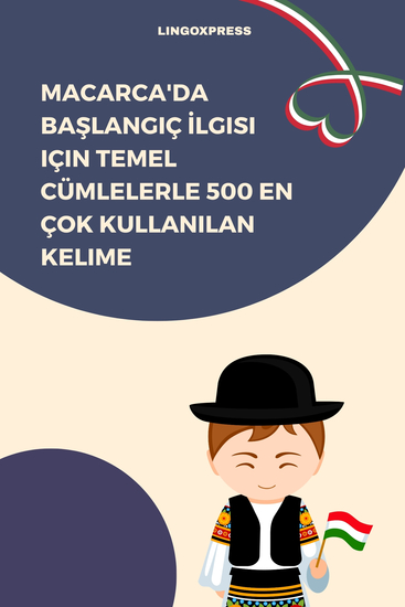 Macarca'da Başlangıç İlgisi için Temel Cümlelerle 500 En Çok Kullanılan Kelime - cover