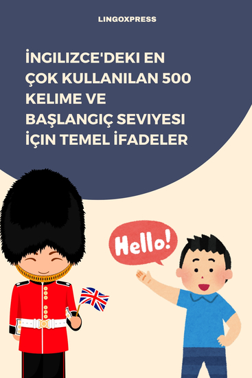 İngilizce'deki En Çok Kullanılan 500 Kelime ve Başlangıç Seviyesi İçin Temel İfadeler - cover