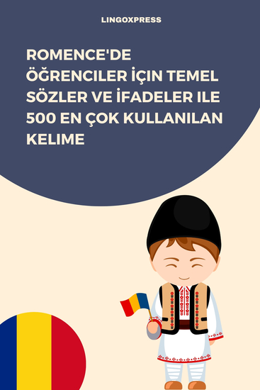 Romence'de Öğrenciler İçin Temel Sözler ve İfadeler ile 500 En Çok Kullanılan Kelime - cover