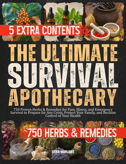 The Ultimate Survival Apothecary - 750 Proven Herbs & Remedies for Pain Illness and Emergency Survival to Prepare for Any Crisis Protect Your Family and Reclaim Control of Your Health - cover