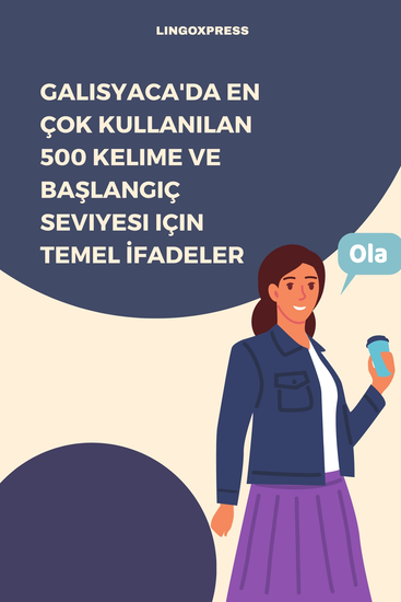 Galisyaca'da En Çok Kullanılan 500 Kelime ve Başlangıç Seviyesi için Temel İfadeler - cover
