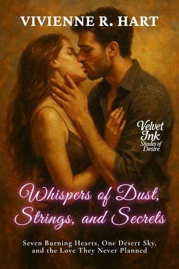 Whispers of Dust Strings and Secrets - Seven Burning Hearts One Desert Sky and the Love They Never Planned - cover
