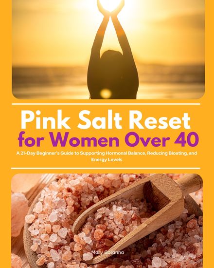 Pink Salt Reset for Women Over 40 - A 21-Day Beginner’s Guide to Supporting Hormonal Balance Reducing Bloating and Energy Levels - cover