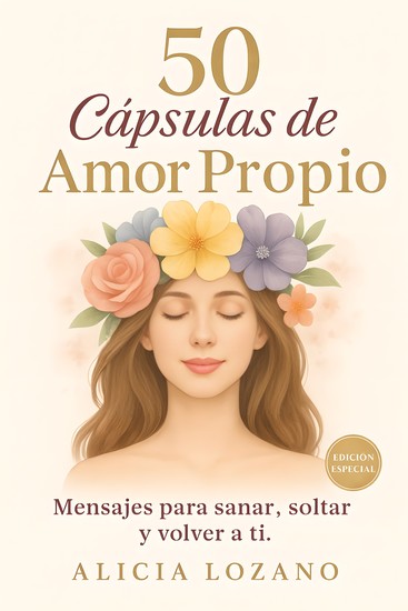 50 Cápsulas de amor propio vuelve a ti - Terapia para llevar a sanar tu autoestima cambiar hábitos abraza a la niña que fuiste - cover