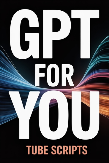 GPT for You - Tube scripts - cover