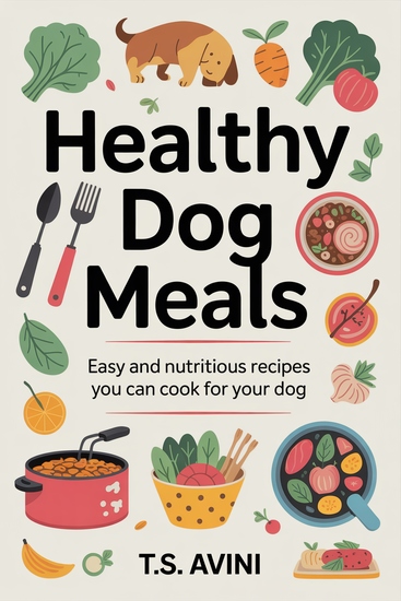 Healthy Dog Meals - Easy and Nutritious Recipes You Can Cook for Your Dog - cover