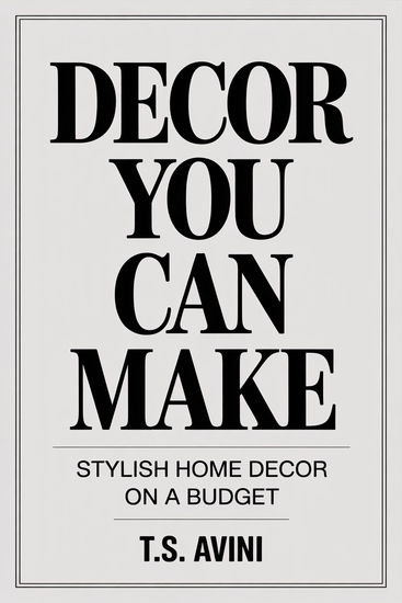 Decor You Can Make - Stylish Home Decor on a Budget - cover
