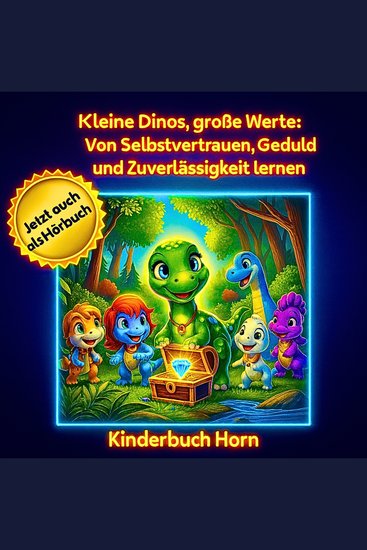 Kleine Dinos große Werte: Von Selbstvertrauen Geduld und Zuverlässigkeit lernen - Kindergeschichten über Mut Geduld und Vertrauen – liebevoll erzählt für Kinder ab 4 Jahren - cover