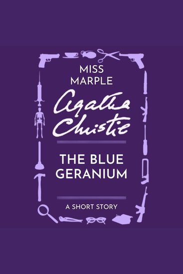 The Blue Geranium - A Miss Marple Short Story - cover