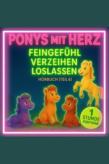 Ponys mit Herz – Feingefühl Verzeihen und Loslassen (Hörbuch Teil 6) - 6 neue Ponygeschichten über Zuhören Fehler verzeihen und innere Stärke - cover