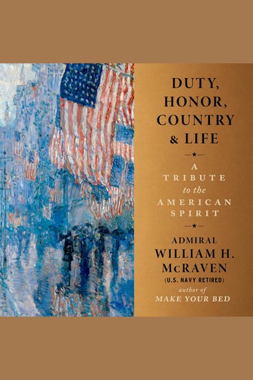 Duty Honor Country and Life - cover