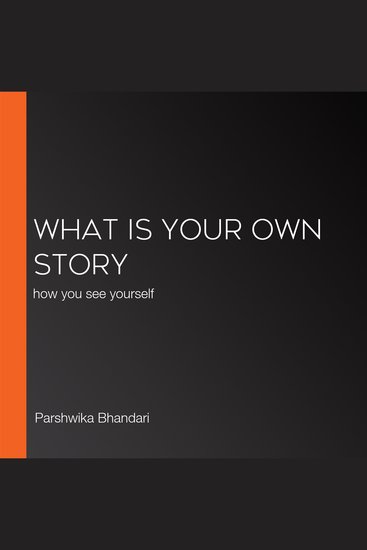 What is your own story - how you see yourself - cover