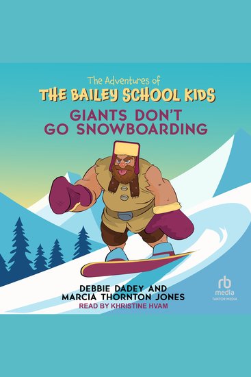 Giants Don't Go Snowboarding - cover