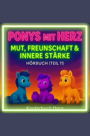 Ponys mit Herz – Mut Freundschaft & innere Stärke (Hörbuch Teil 11) - Sechs Ponygeschichten über Werte und Gefühle – Hörspaß ab 4 Jahren - cover