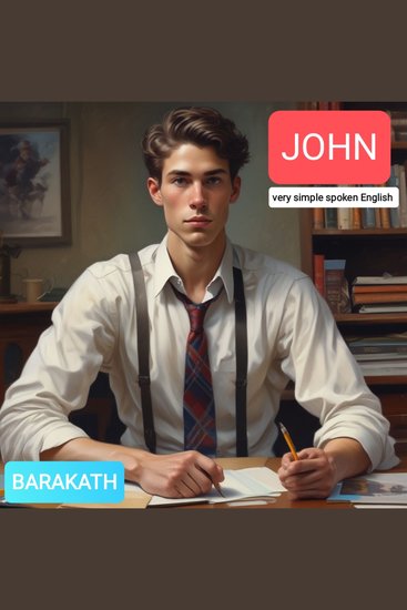 JOHN - very simple spoken English - cover