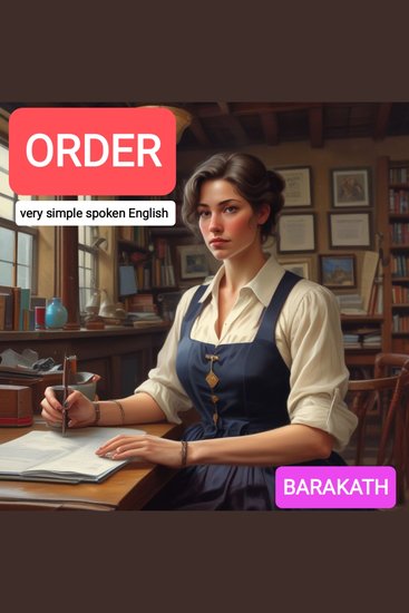 ORDER - very simple spoken English - cover