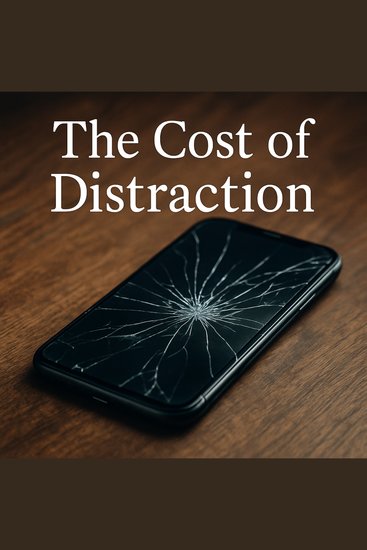 The Cost of Distraction - A conversation about burnout overstimulation and the need to unplug - cover
