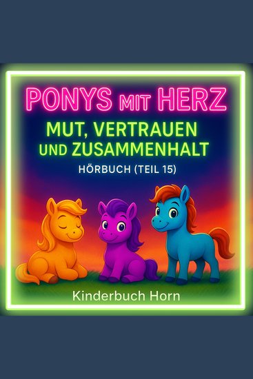 Ponys mit Herz – Mut Vertrauen und Zusammenhalt (Hörbuch Teil 15) - Sechs neue Ponygeschichten voller Abenteuer und Werte – ab 4 Jahren - cover