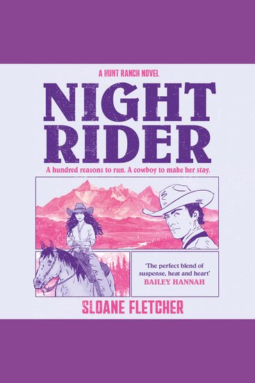 Night Rider: discover your new cowboy romance obsession with this gripping emotional and spicy small-town ranch life romantic suspense novel – new for 2026! (Hunt Ranch Book 1) - cover