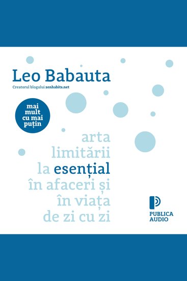 Mai mult cu mai puțin - cover