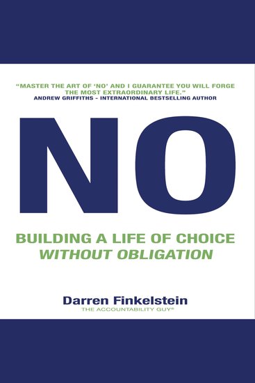 NO - -Building a life of choice without obligation - cover