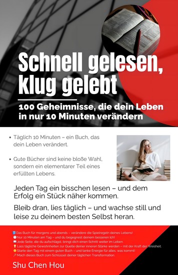 Schnell gelesen klug gelebt - 100 Geheimnisse die dein Leben in nur 10 Minuten verändern - cover