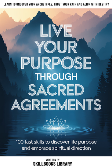 Live Your Purpose Through Sacred Agreements - 100 Fast Skills To Discover Life Purpose And Embrace Spiritual Direction - cover