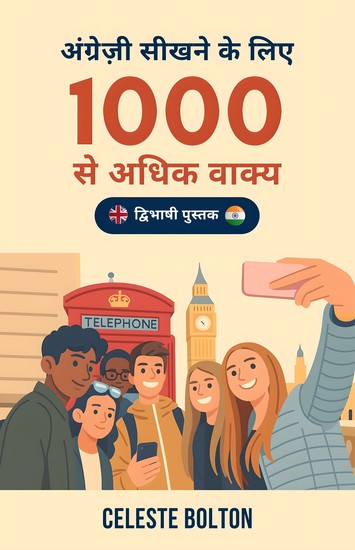 अंग्रेज़ी सीखने के लिए 1000 से अधिक वाक्य - द्विभाषी पुस्तक - cover