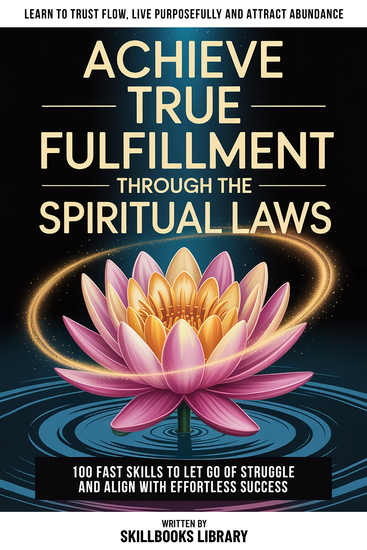 Achieve True Fulfillment Through The Spiritual Laws - 100 Fast Skills To Let Go Of Struggle And Align With Effortless Success - cover