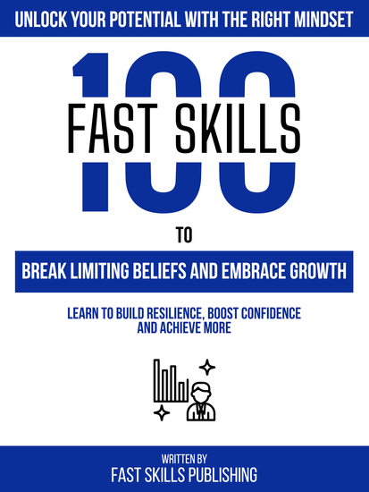 Unlock Your Potential With The Right Mindset - 100 Fast Skills To Break Limiting Beliefs And Embrace Growth - cover