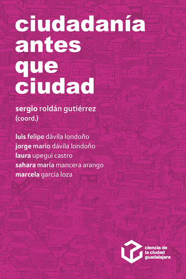 Ciudadanía antes que ciudad - cover
