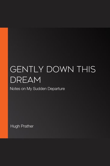Gently Down This Dream - Notes on My Sudden Departure - cover