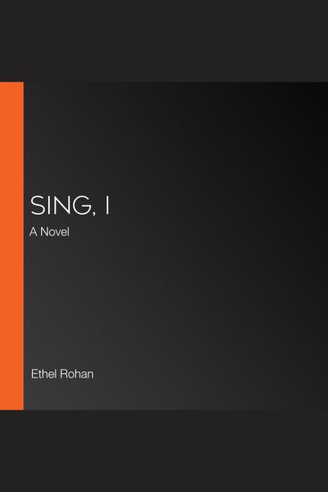 Sing I - A Novel - cover