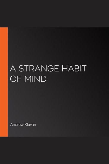 A Strange Habit of Mind - cover