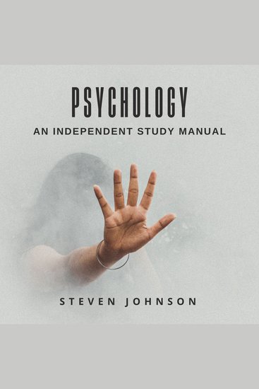 Psychology - An Independent Study Manual - cover