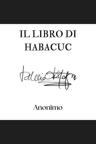Il libro di Habacuc - cover