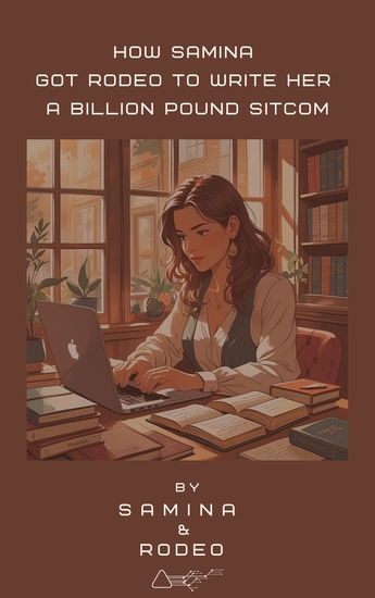 How Samina Got Rodeo to Write Her a Billion Pound Sitcom - A transcript of chaos capitalism couture and one highly reluctant AI - cover