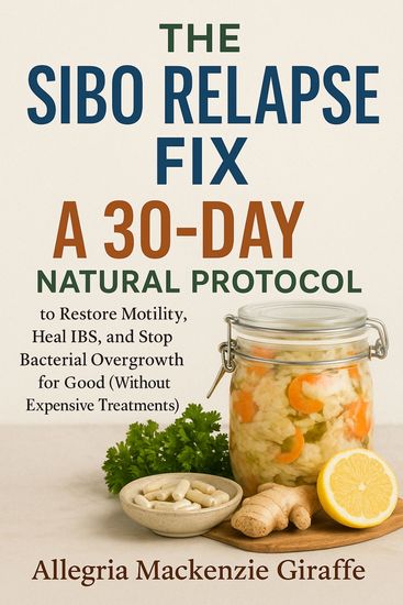 The SIBO Relapse Fix - A 30-Day Natural Protocol to Restore Motility Heal IBS and Stop Bacterial Overgrowth for Good (Without Expensive Treatments) - cover