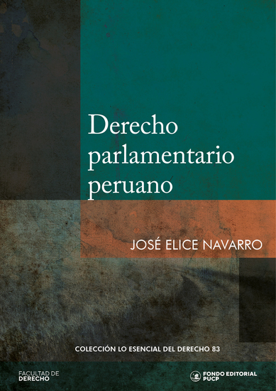 Derecho parlamentario peruano - cover