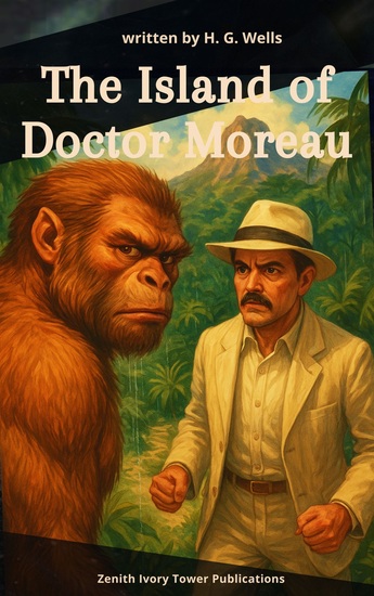The Island of Doctor Moreau - A Chilling Tale of Science Ethics and Monstrosity by H G Wells - cover