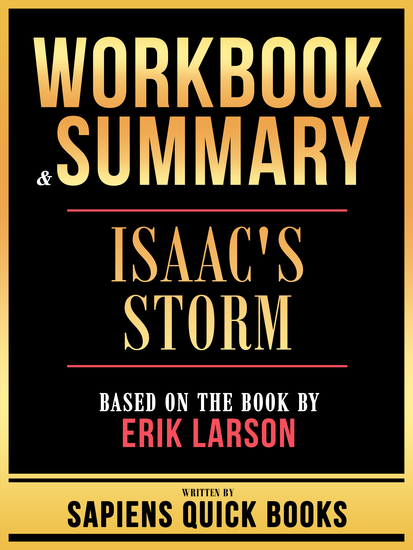 Workbook & Summary - Isaac's Storm - Based On The Book By Erik Larson - cover